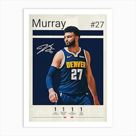 Jamal Murray Art Print