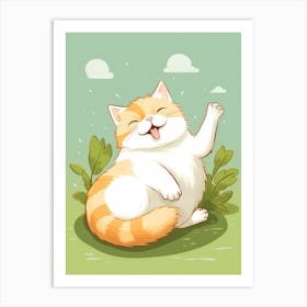 Cute Cat 10 Art Print