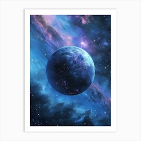 Earth In Space 6 Art Print