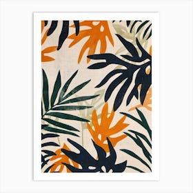 Maranta Minimalist Block Print 2 Art Print