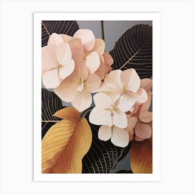 Flower Illustration Hydrangea 3 Art Print