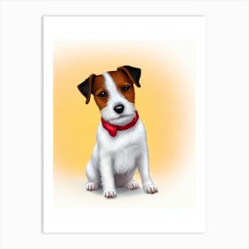 Parson Russell Terrier Illustration Dog Art Print