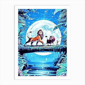 Lion King movie 1 Art Print