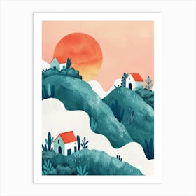 House On The Hill 10 Art Print