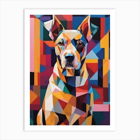 Geometric Dog Art Print