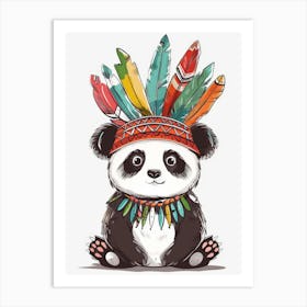 Indian Panda 9 Art Print