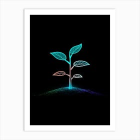 Neon Tree 2 Art Print