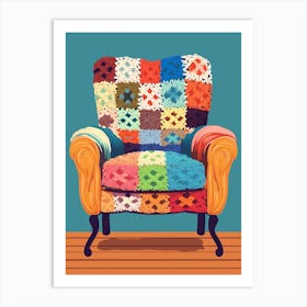 Nans Corchet Chair  Art Print