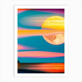 Full Moon In The Sky 1 Art Print