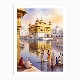 Golden Temple 1 Art Print