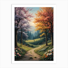 Path To Spring Art Print