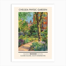 Chelsea Physic Garden London Parks Garden 7 Art Print
