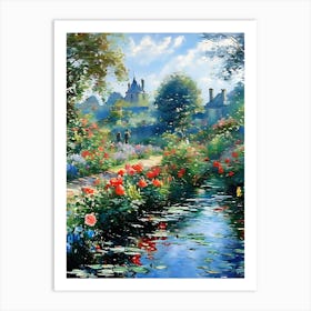 Claude Monet Garden 2 Art Print