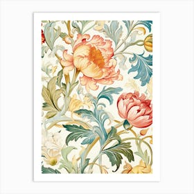 Floral Wallpaper 44 Art Print