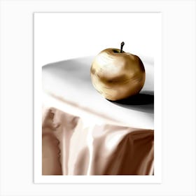 Golden Apple Art Print