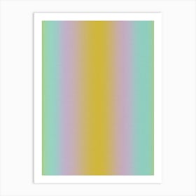 Rainbow Stripes 1 Art Print