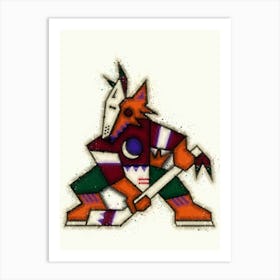 Arizona Coyotes Art Print