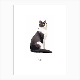 Cat Kids Animal Poster Art Print