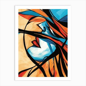 Abstract Of A Woman 61 Art Print