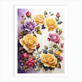 Roses Art Print Art Print