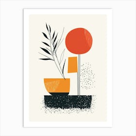 Plant In A Pot 3 Art Print