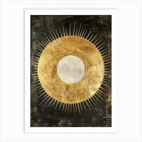 Gold Sun Art Print