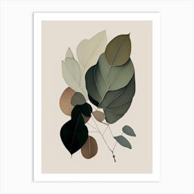 Eucalyptus  Leaf Rousseau Inspired Art Print