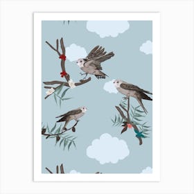 Swift Bird Jungle Art Print