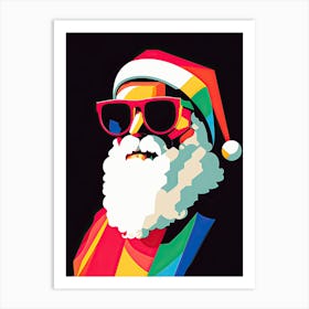 Santa Claus, Pop-Art Art Print