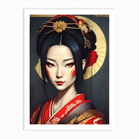 Geisha 41 Art Print