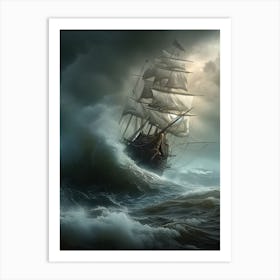 Stormy Seas Art Print