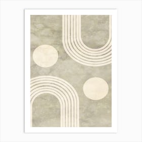 Abstract Circles 14 Art Print