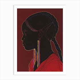 African Woman 122 Art Print