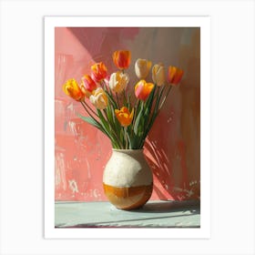 Tulips In A Vase 1 Art Print