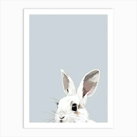 White Rabbit Canvas Print Art Print