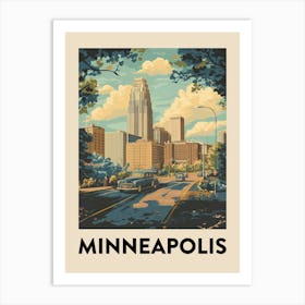 Minnesota Cityscape Art Print