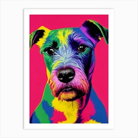 Irish Terrier Andy Warhol Style Dog Art Print