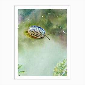 Nudibranch Storybook Watercolour Art Print