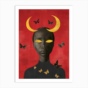 Devil Horns Art Print