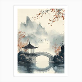 Chinese Landscape 1 Art Print