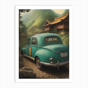 Chinese Car Art Print