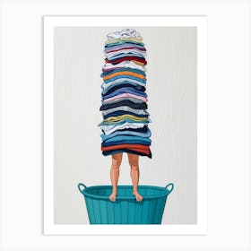 Laundry Basket 1 Art Print