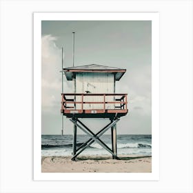 Lifeguard Tower 3 Art Print