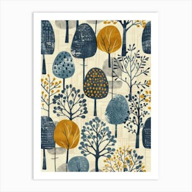 Autumn Trees 3 Art Print