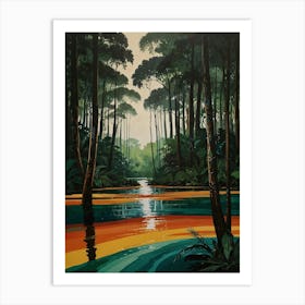 Rainbow River 1 Art Print