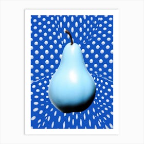 Pear and Dots Pop Art 3 Art Print