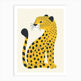 Yellow Leopard 2 Art Print