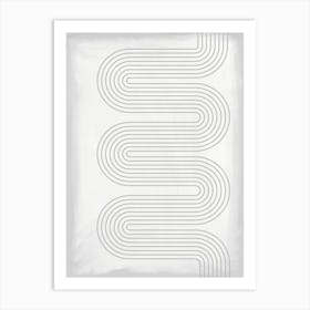 Wavy Lines Art Print