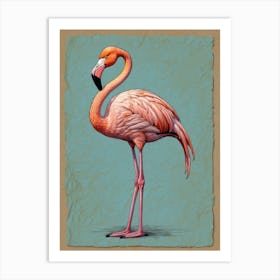 Flamingo 10 Art Print