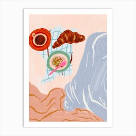 Breakfast In Bed 2 Art Print